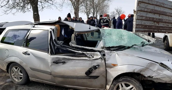 În urma accidentului un şofer şi-a pierdut viaţa