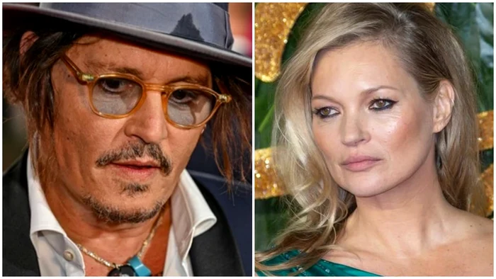 Motivul pentru care Kate Moss a intervenit în apărarea lui Johnny Depp Foto: Colaj Click!
