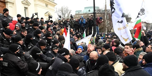 Manifestatie antirestrictii in Bulgaria FOTO EPA-EFE