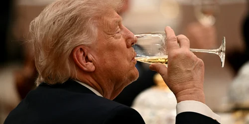 Donald Trump la banchetul de stat alături de Xi Jinping FOTO AFP