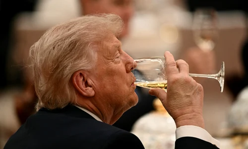 Donald Trump la banchetul de stat alături de Xi Jinping FOTO AFP