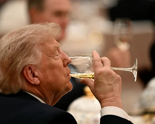 Donald Trump la banchetul de stat alături de Xi Jinping FOTO AFP