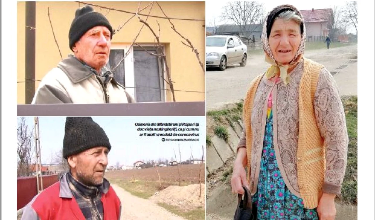 Localnici din Botoşani intervievaţi pe tema noului coronavirus FOTO Cosmin Zamfirache