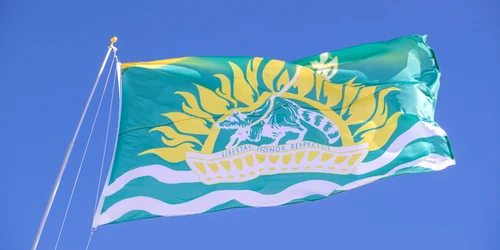 Steagul autoproclamatei Republici Slowjamastan FOTO Profimedia jpg