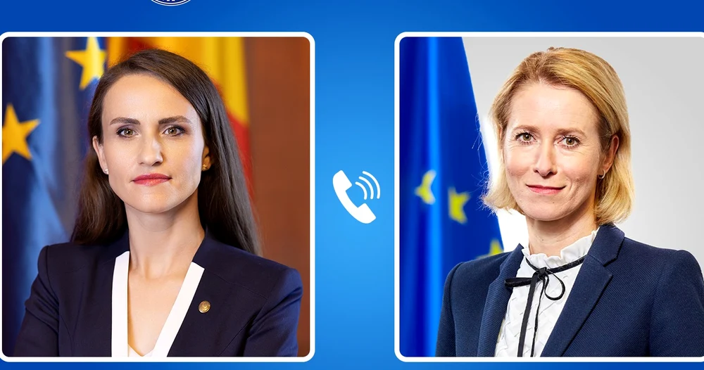 Oana Țoiu și Kaja Kallas FOTO: Ministerul de Externe din România