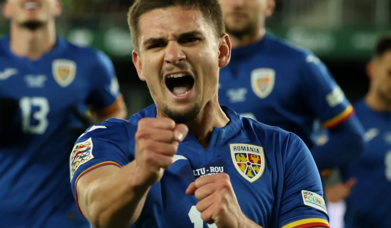 Răzvan Marin, în tricoul echipei naționale FOTO Sportpictures