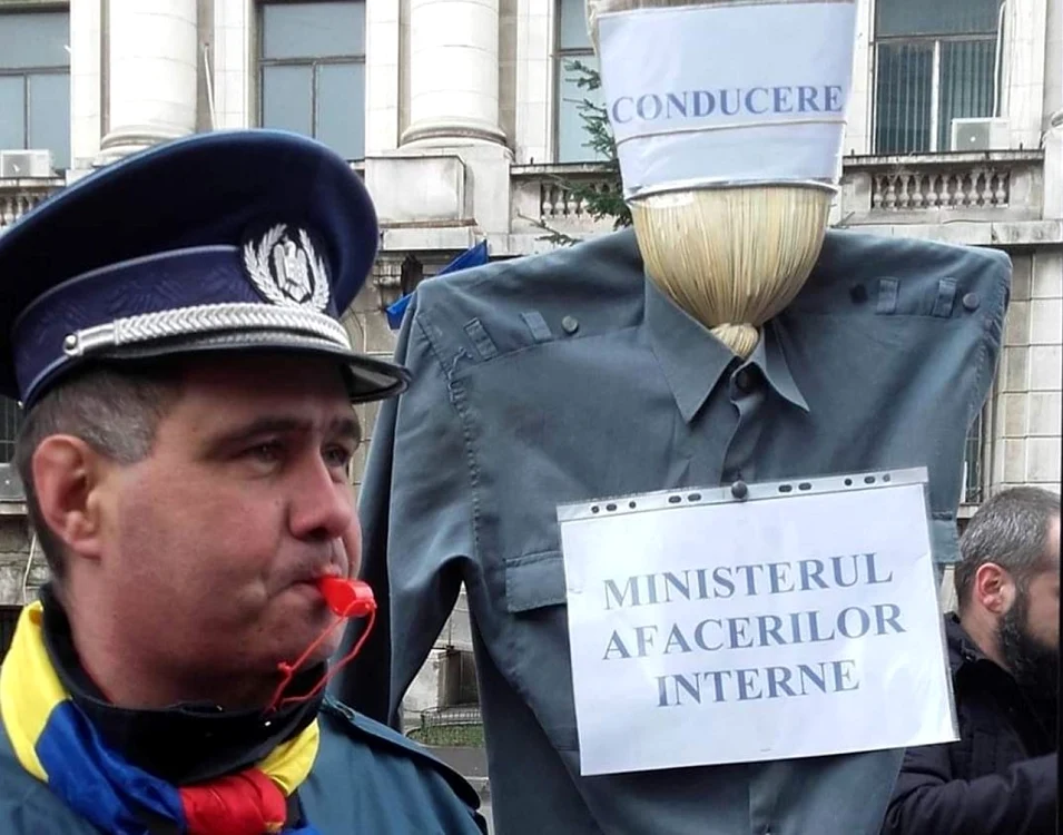 Ioan Cănărău, în timpul unei acţiuni de protest FOTO Facebook