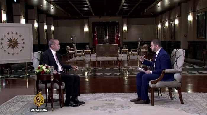 Preşedintele Turciei, Recep Tayyip Erdogan, a acordat un interviu postului pan-arab Al Jazeera