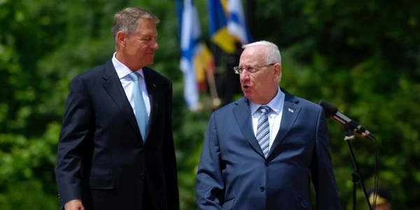 Klaus Iohanis presedinte Israel Reuven Rivlin 8 iunie 2021 FOTO Mediafax / Andreea Alexandru