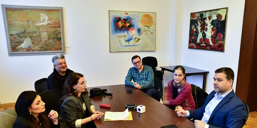 Ciprian Ciucu intalnire actori FOTO FB Primaria ;un Bucuresti jpg