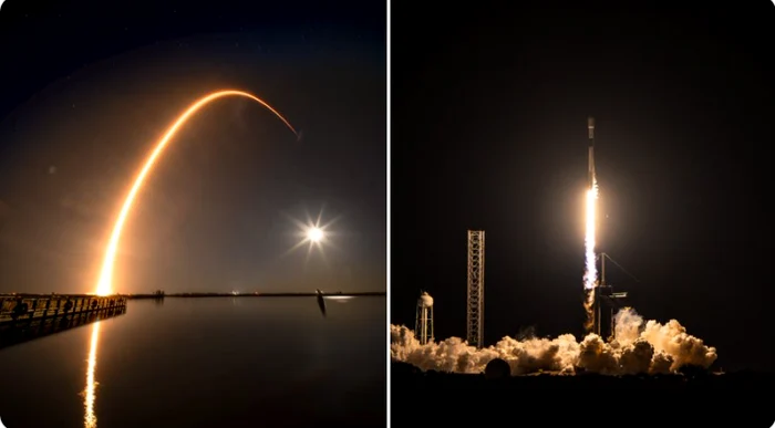 O rachetă SpaceX Falcon 9 a lansat misiunea Starlink 12-17 . FOTO Space X