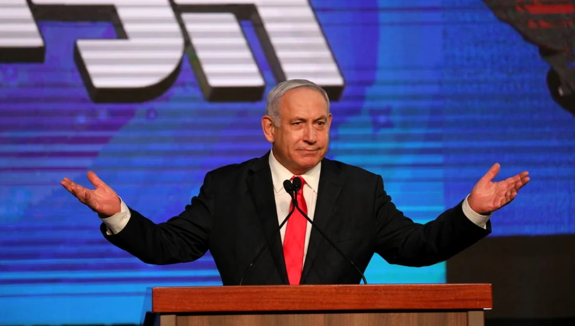 Premierul israelian Benjamin Netanyahu susține că armata sa înaintează în Gaza FOTO: EPA-EFE