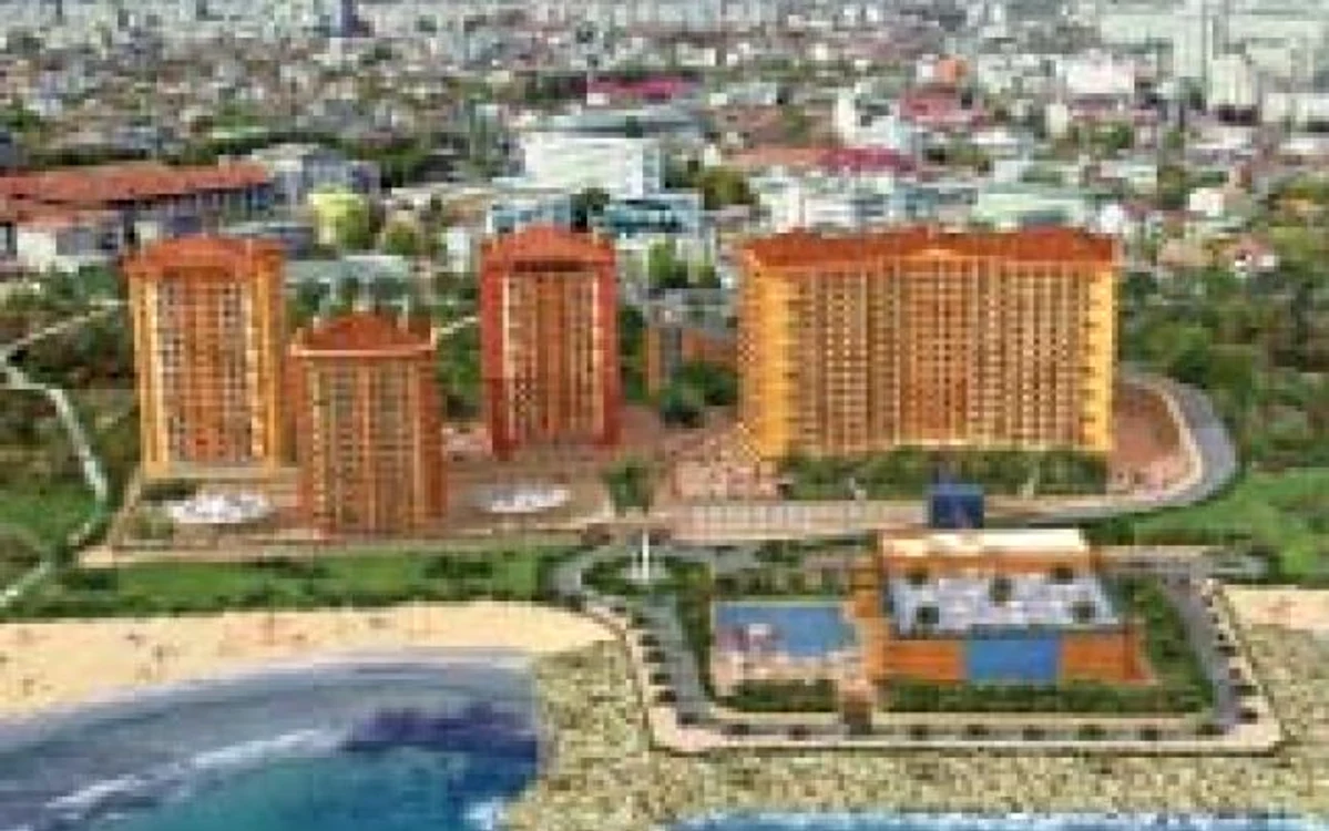 Macheta viitorului proiect pe care italienii vor să-l construiască pe Plaja Modern din Constanţa