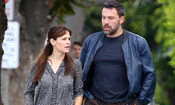 Pensive looking couple Jennifer Garner and Ben Affleck keep to themselves jpeg