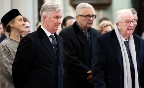 Regele Philippe al Belgiei, Prințul Laurent și Regele Alberrt al II-lea. FOTO: Profimedia