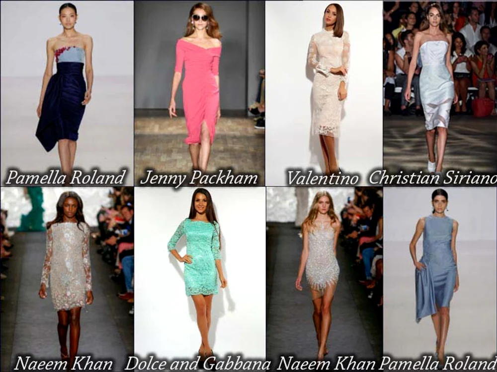 Vrei rochițe scurte, la modă în 2015? Designerii propun modelul creion