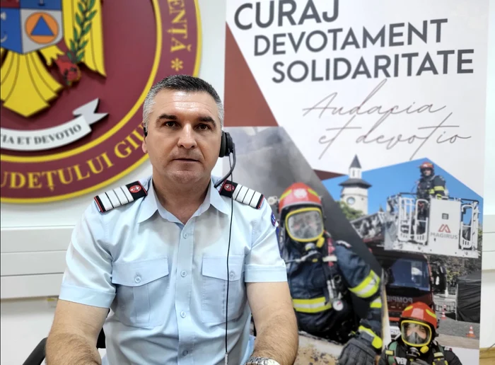 Plutonierul adjutant șef Rugină Silviu. FOTO: Giurgiu Tribune