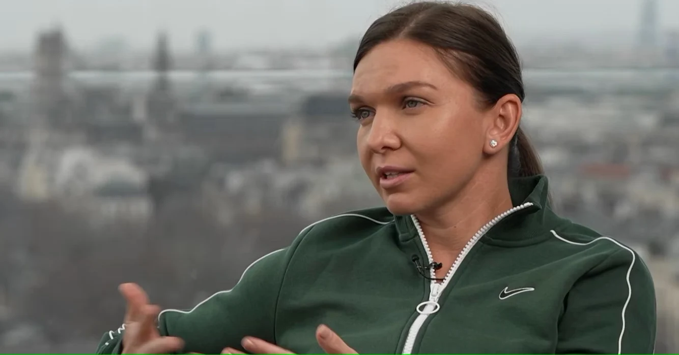 Simona Halep e suspendată de 14 luni. Captură TV Euronews 