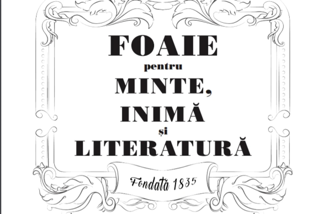 foaie pentru minte inima si literatura