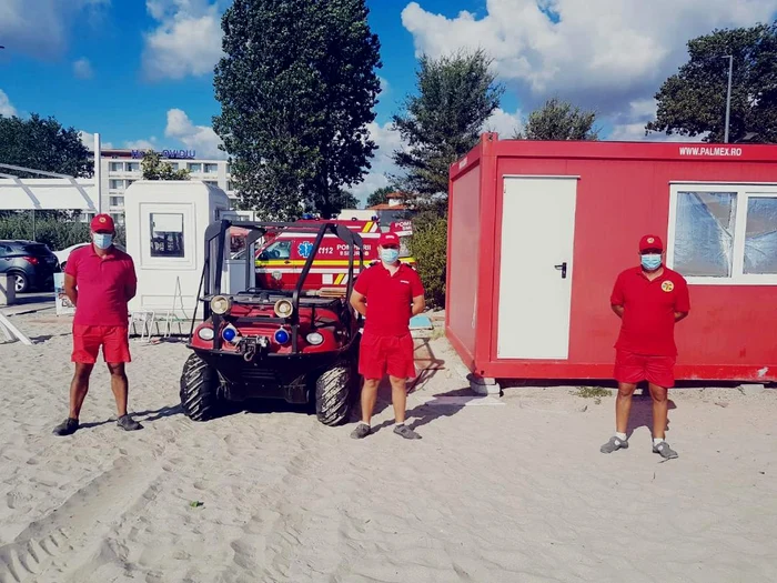 Pompierii au avut 39 de intervenții cu șenilata la mare