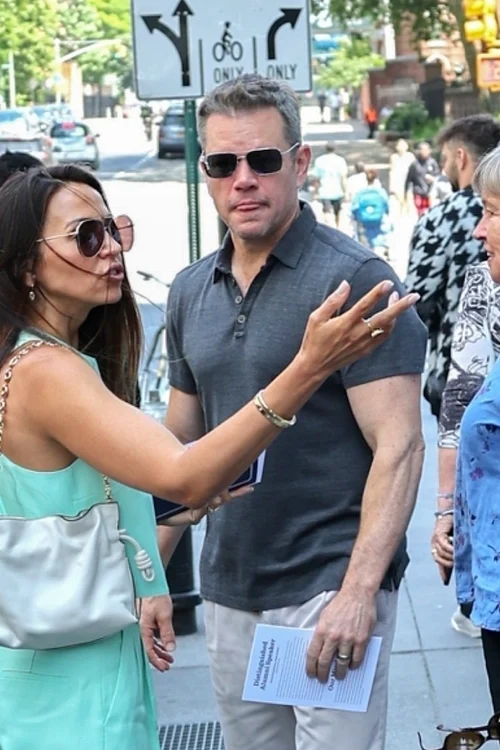Matt Damon și soția Luciana, Profimedia (1) jpg