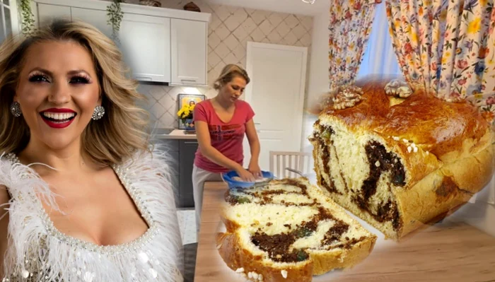 Cum face Mirela Vaida cozonacul moldovenesc / foto: colaj Click!