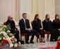 Familia Savoia: Marina Doria, Emanuele Filiberto, soția Clotilde Courau și fiicele Vittoria și Luisa. FOTO: Getty Images