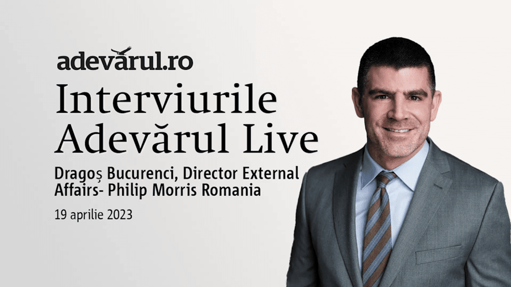 Alternativa la fumatul clasic, cu Dragoș Bucurenci, Director External Affairs, Philip Morris România