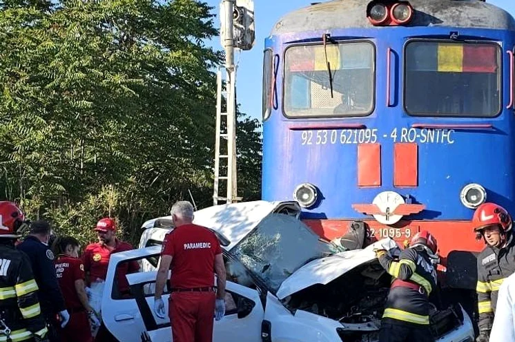 Accident feroviar la Oradea FOTO: Observatorul bihorean