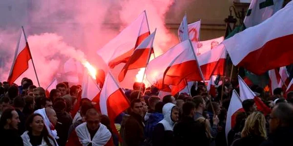 proteste antiimigratie in polonia foto afp