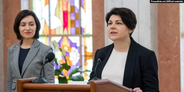 Maia Sandu si Natalia Gavrilita