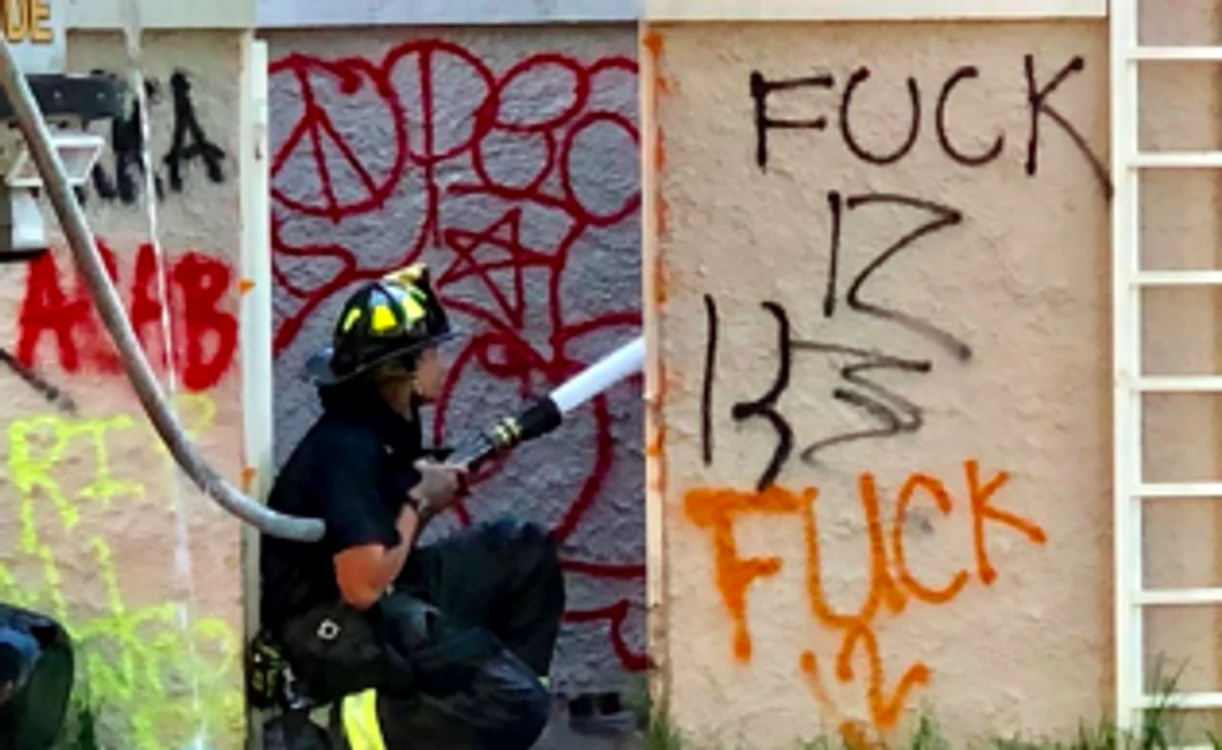Washington devastat de revoltă proteste violenţe SUA America moartea lui George Floyd Foto Bogdan Banu Sursa Facebook