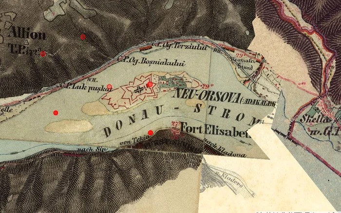 Ada Kaleh, pe harta iosefină. Secolul al XVIII-lea