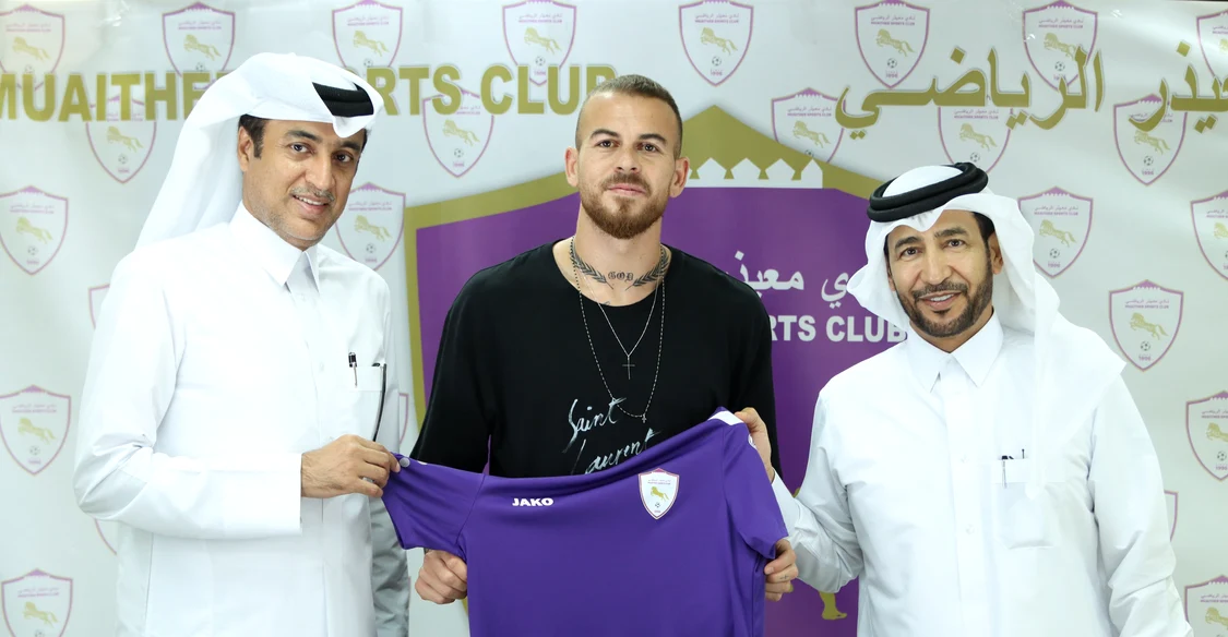 Denis Alibec e vedeta nou-promovatei din Qatar. Foto Muaither SC