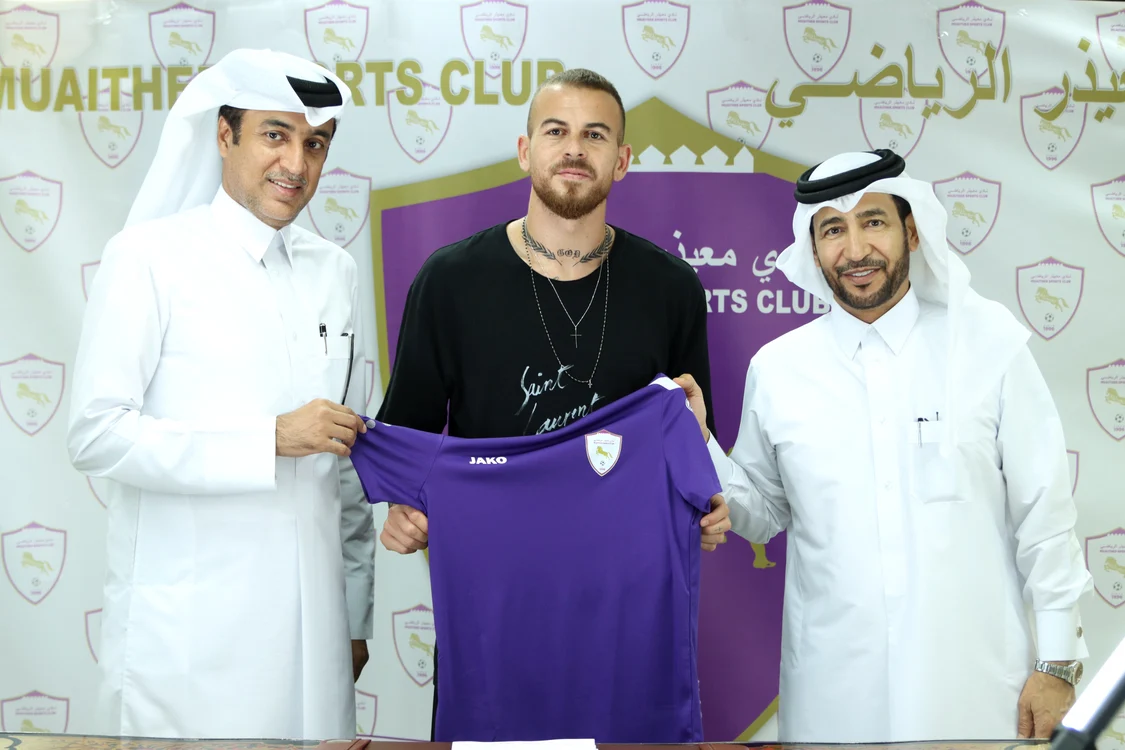 Denis Alibec va juca în Qatar. FOTOGRAFII: Twitter