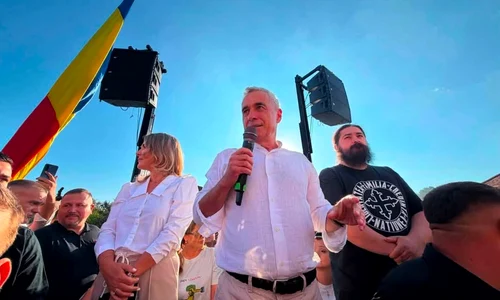 Călin Georgescu la Călugăreni FOTO Facebook / Alina Andreea Stamatiu Ungurianu