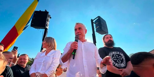 Călin Georgescu la Călugăreni FOTO Facebook / Alina Andreea Stamatiu Ungurianu