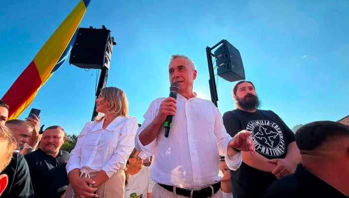 Călin Georgescu la Călugăreni FOTO Facebook / Alina Andreea Stamatiu Ungurianu