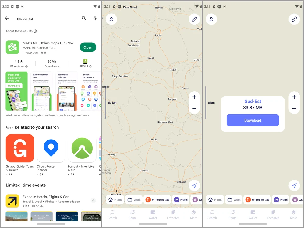 Capturi MAPS.ME