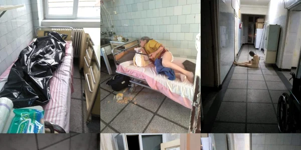 colaj mizerie spital covid resita
