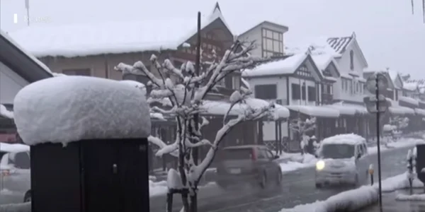 Ninsori abundente în Japonia FOTO captură video South China Morining Post