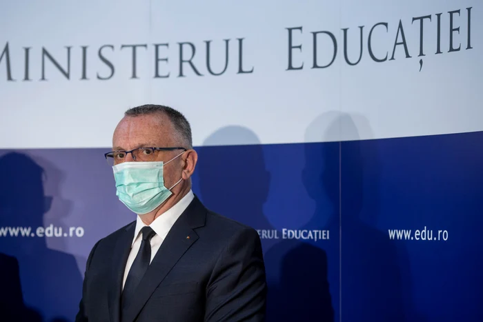 Ministrul Educației Sorin Cîmpeanu susține păstrarea școlilor deschise indiferent de incidența cazurilor de Covid-19foto: Inquam Photos