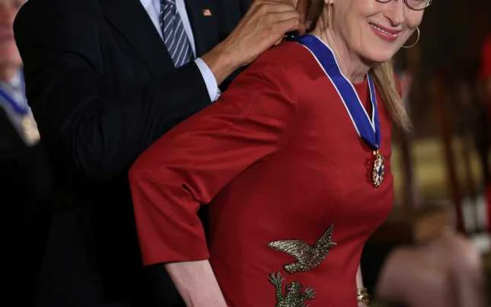 obama meryl streep getty