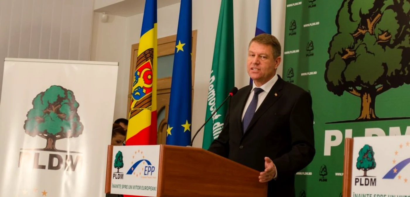 Preşedintele Klaus Iohannis la Chişinău. FOTO Adevărul Moldova