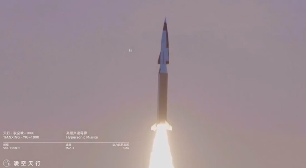 Racheta hipersonică YKJ-1000, nou pas al Chinei în cursa armamentului avansat