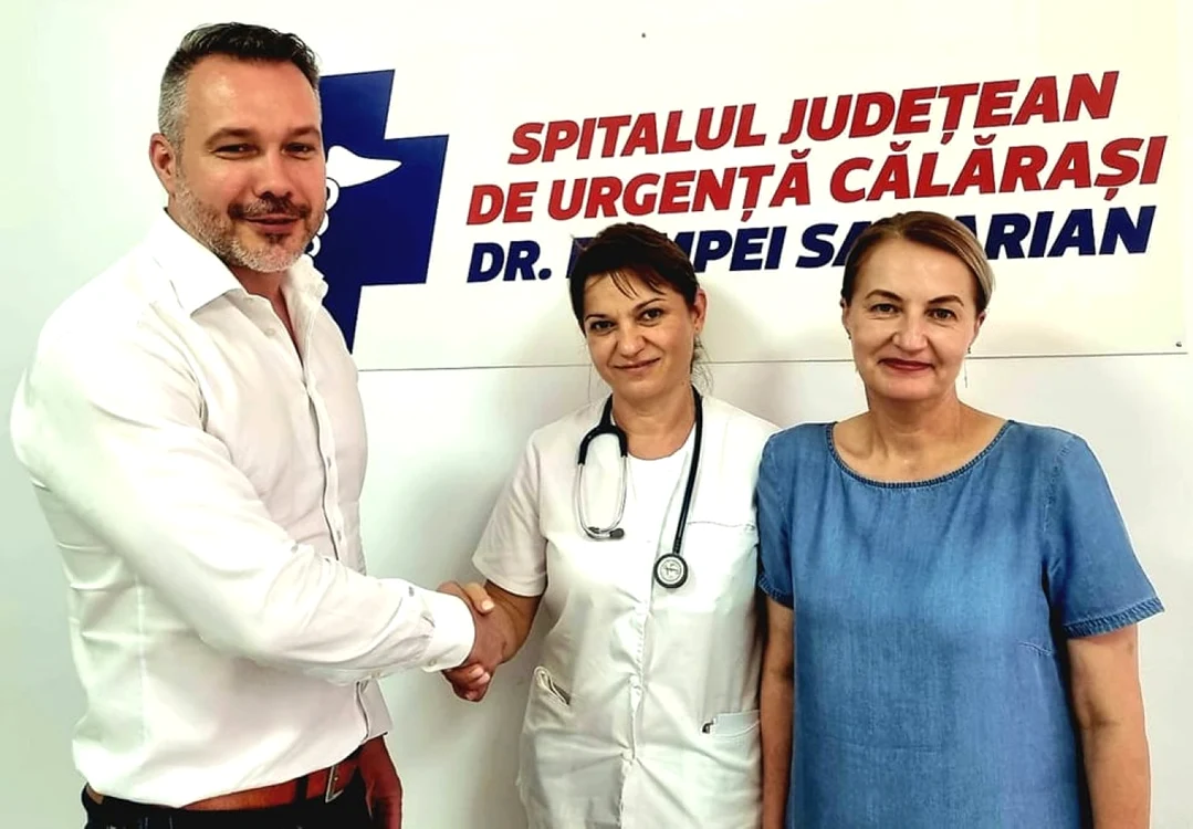 Un medic infecţionist din Constanţa a venit să lucreze la spitalul din Călăraşi FOTO Facebook/B.M.