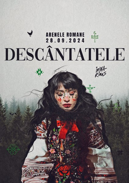 Mituri și povești străvechi, aduse pe scenă de Irina Rimes într-un nou concept live, „Descântatele”, la Arenele Romane