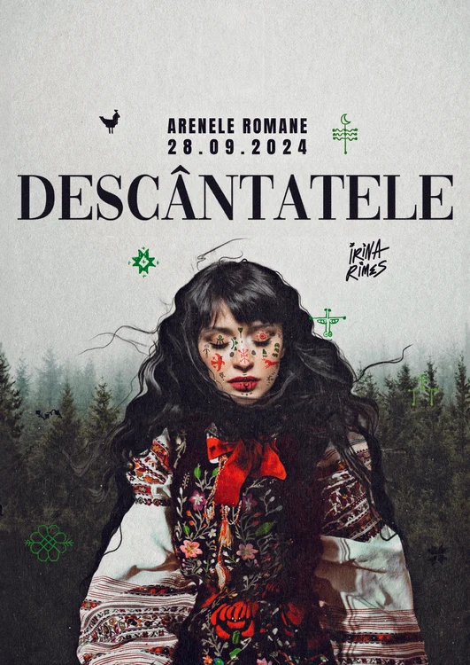 Irina Rimes - afiș concert „Descântatele”