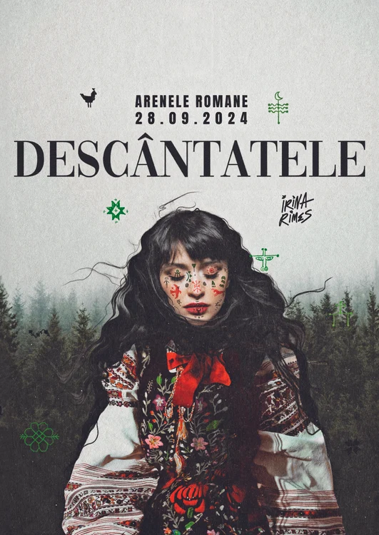 Irina Rimes - afiș concert „Descântatele”