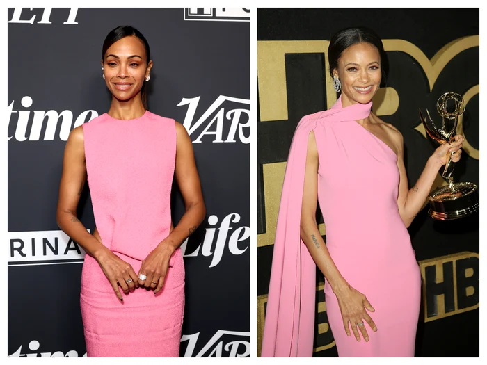 Zoe Saldana și Twandine Newton jpg